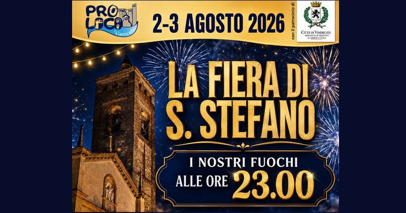 FIERA DI SANTO STEFANO VIMERCATE 2026