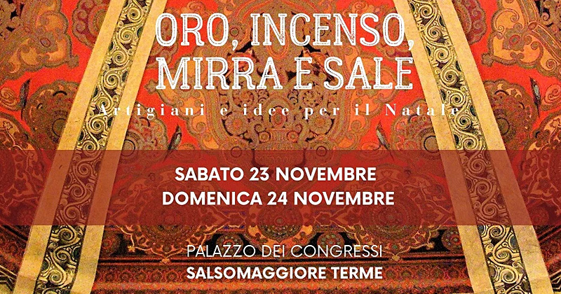 ORO, INCENSO, MIRRA E SALE
