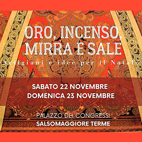 ORO, INCENSO, MIRRA E SALE